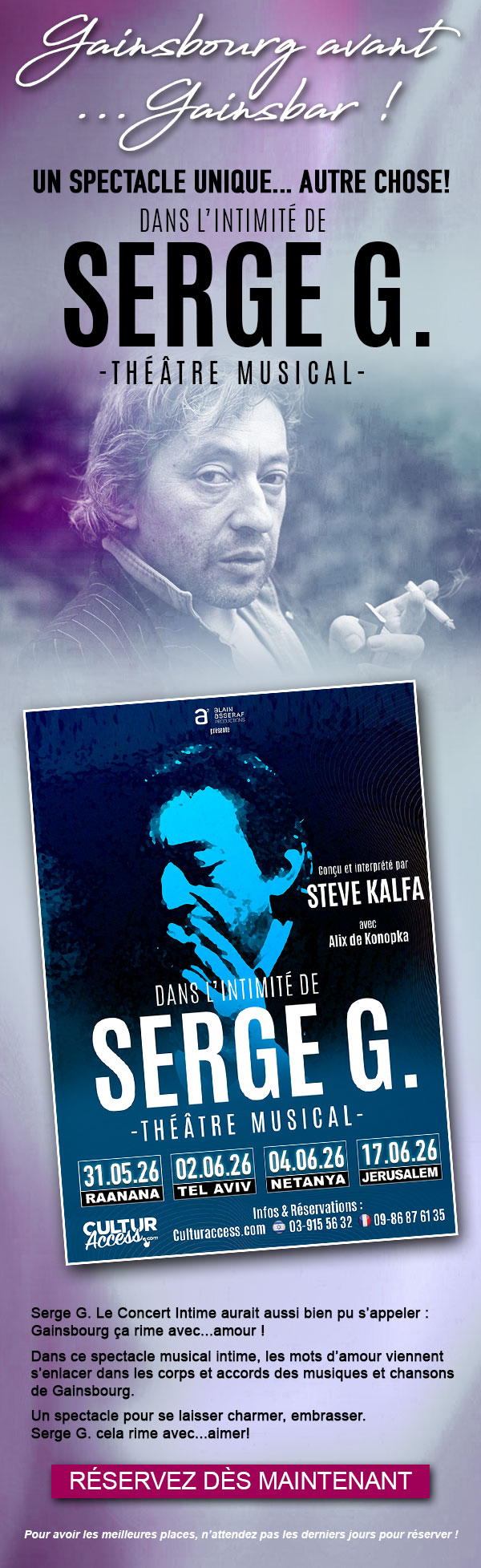 Serge G. le concert intime