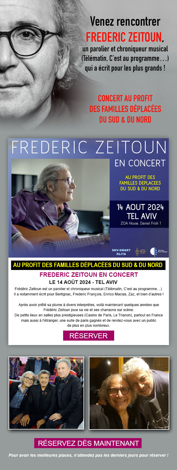 Frederic Zeitoun en concert