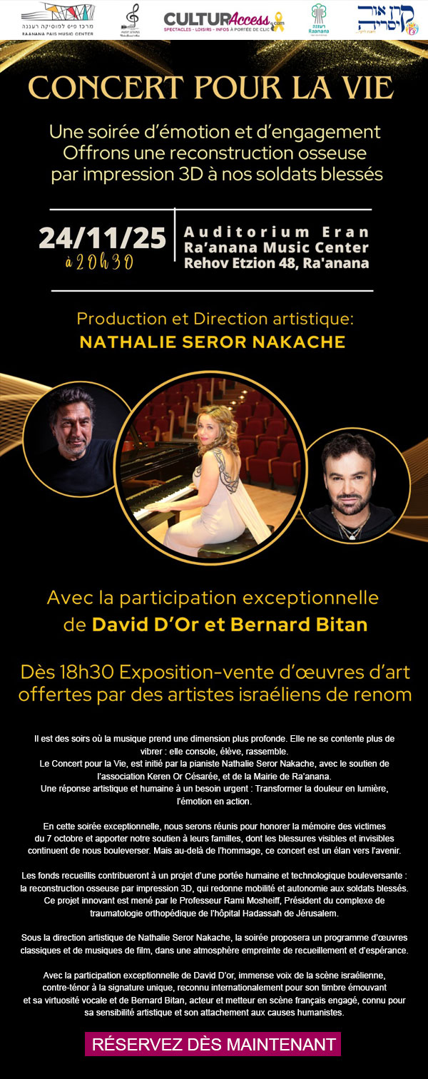 concert pour la vie