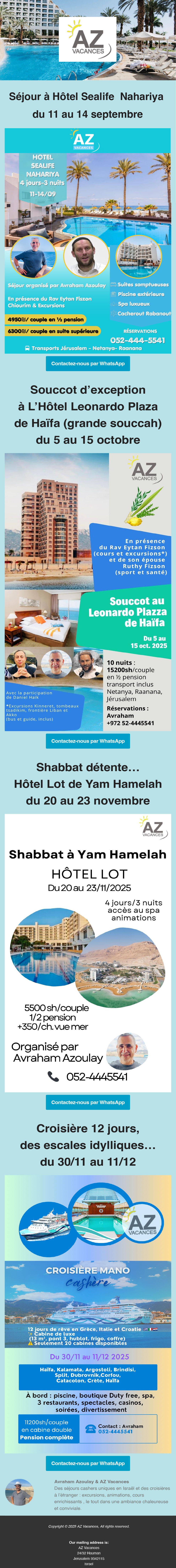 AZ vacances