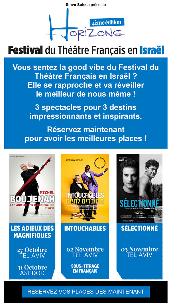 horizon21- le festival du theatre francais en israel